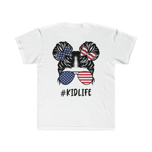 Messy Bun #KidLife - Kids Regular Fit Tee - Premium Kids clothes from Printify - Just $29.99! Shop now at JAC’D