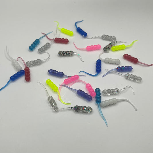 All Color 1.35" Wax Wiggler - Premium Soft Plastic Lure from JAC’D Bait Co - Shop now!