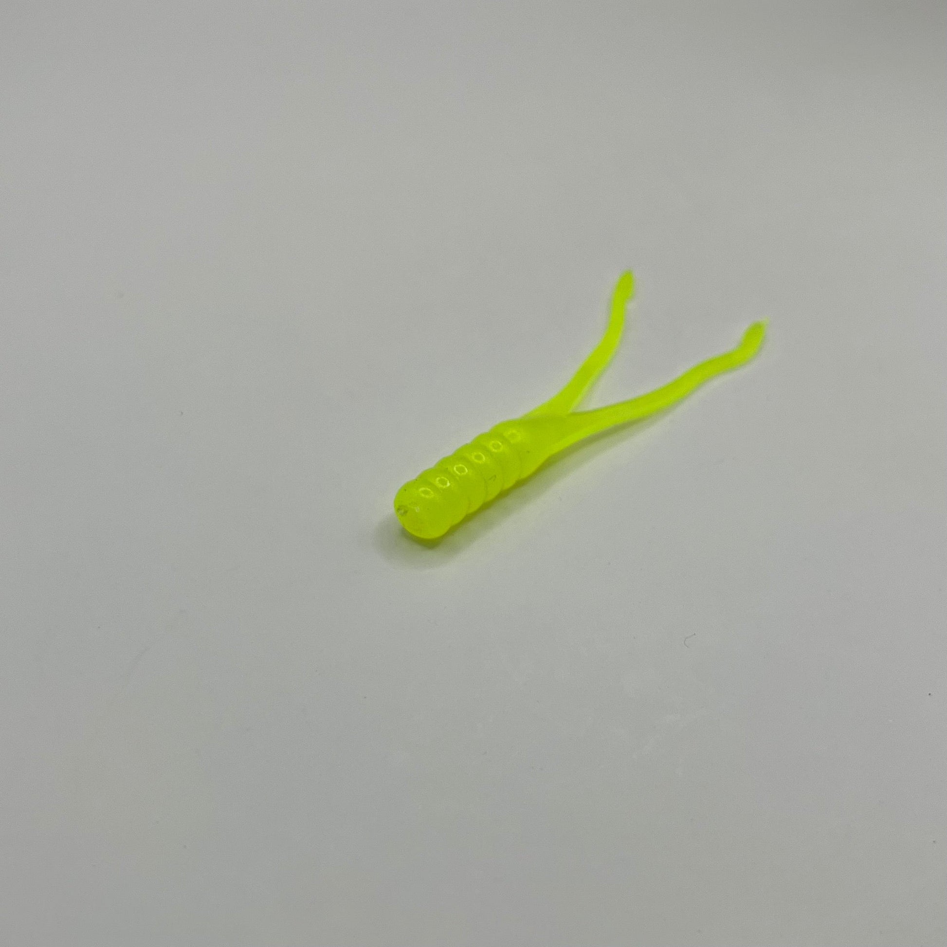 Chartreuse Crappie Beetle Bug 2.25" - Premium Soft Plastic Lure from JAC’D Bait Co - Shop now!