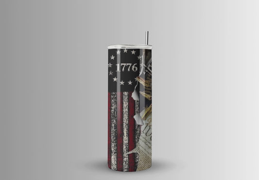 We The People "1776" design Sublimation Tumbler by JAC'D Cup