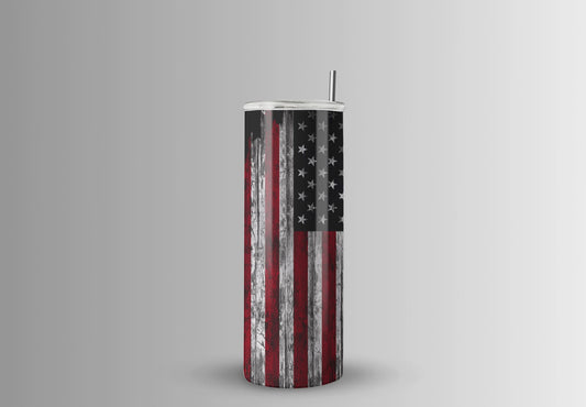 American Flag - Sublimation Tumbler - 20oz - JAC'D Cup
